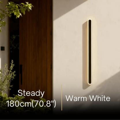 Arcato Modern Linear Outdoor Wall Lamp –  Sensor Light for Indoor/Outdoor