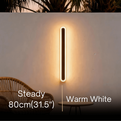 Arcato Modern Linear Outdoor Wall Lamp –  Sensor Light for Indoor/Outdoor