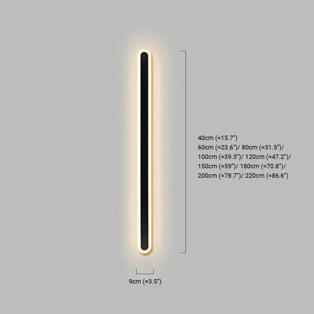Arcato Modern Linear Outdoor Wall Lamp –  Sensor Light for Indoor/Outdoor