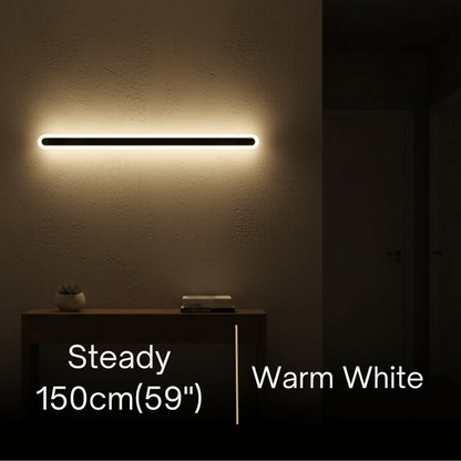 Arcato Modern Linear Outdoor Wall Lamp –  Sensor Light for Indoor/Outdoor