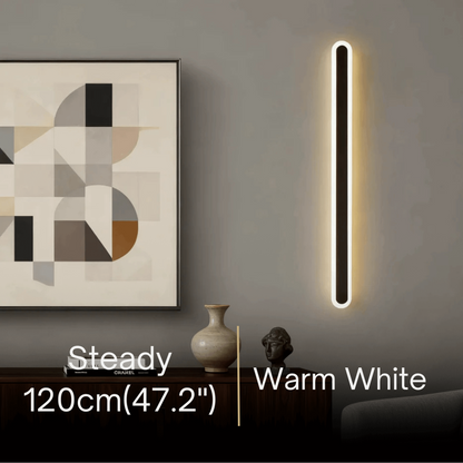 Arcato Modern Linear Outdoor Wall Lamp –  Sensor Light for Indoor/Outdoor