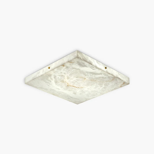 Nuvlight Minimalism Ultra Thin Square Spanish Alabaster Ceiling Light