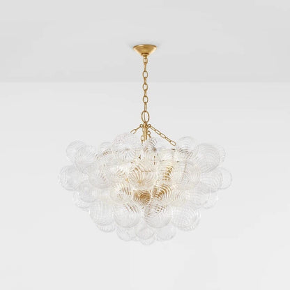Hand-Blown Bubble Glass Pendant Light