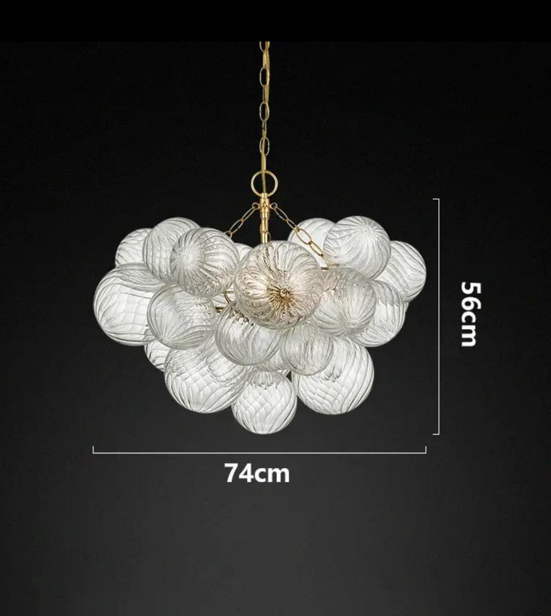 Nuvlight- 74cm 6 LED Bulbs Pendant
