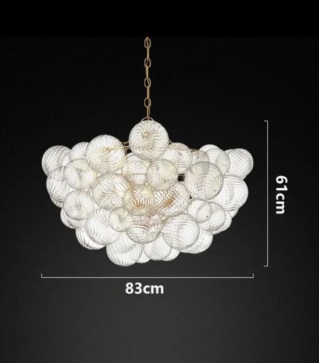 Nuvlight - 83cm 8 LED Bulbs Pendant
