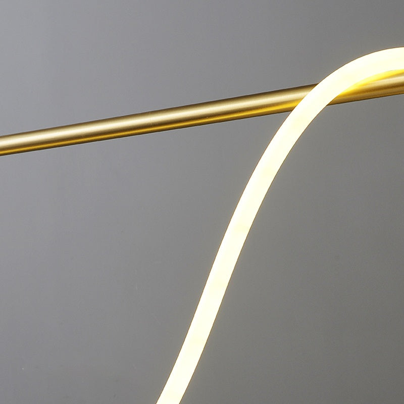 Nuvlight Modern Long Hose Led Pendant Light for Dining Room