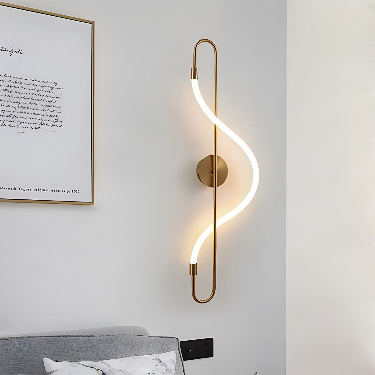 Nuvlight Modern Long Hose Led Pendant Light for Dining Room