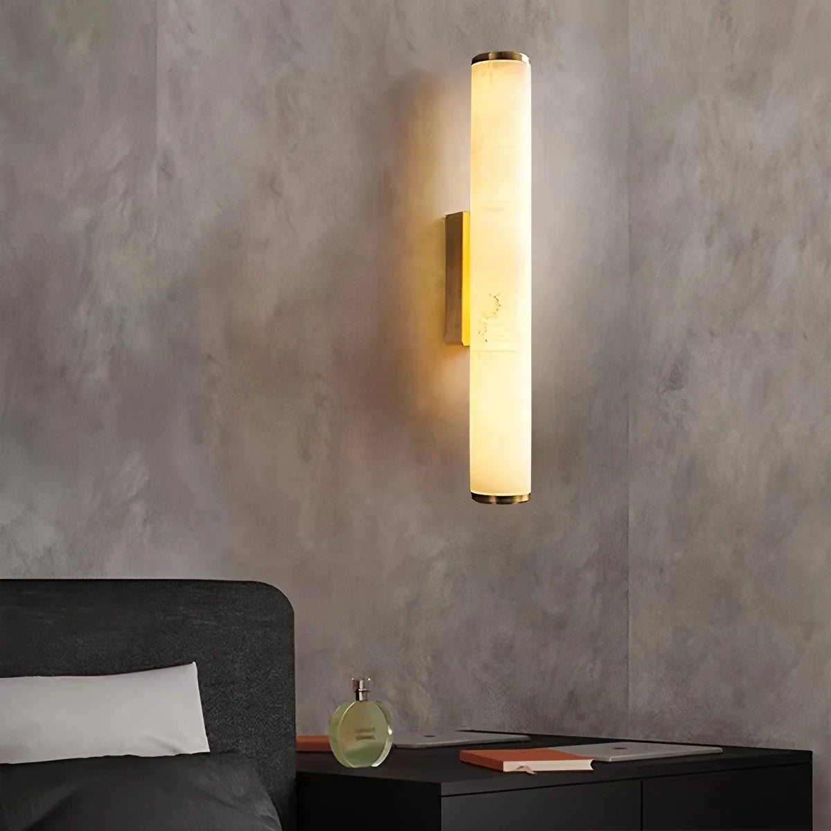 Alabaster Wall Sconce for Hallway and Bedroom