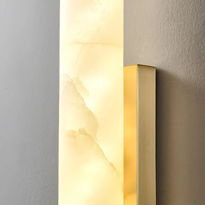Alabaster Wall Sconce for Hallway and Bedroom