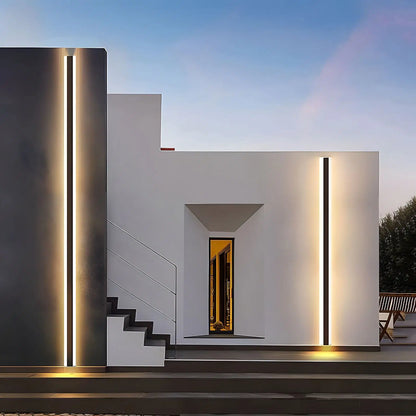 Bolt Modern Linear LED Outdoor Wall Light – IP65 Waterproof Exterior Wall Sconce