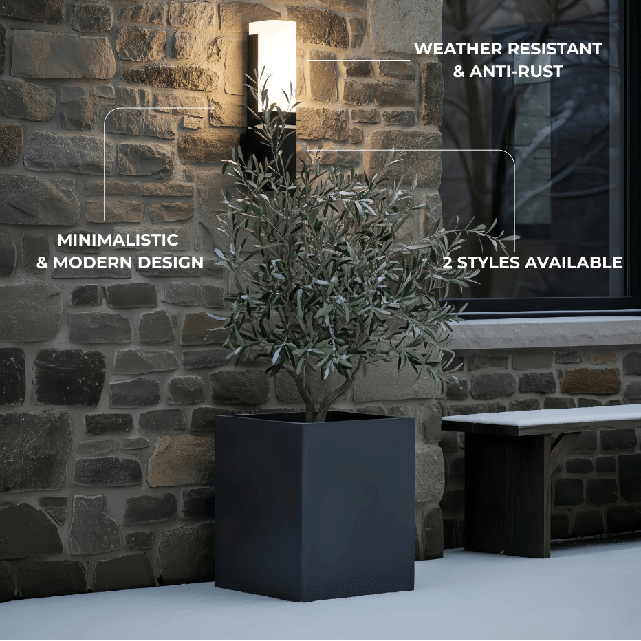 Arcato Minimalist Wall Sconce —— 2 Styles for Indoor/Outdoor Space