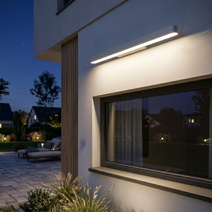 Minimalist Brushed Stainless Steel Wall Lamp -- Copper/Chrome/Black for Outdoor