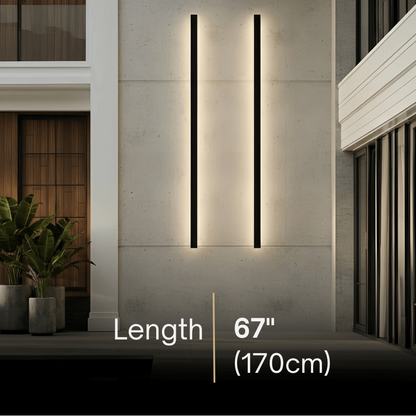 Arcato Modern Outdoor LED Wall Light with Sensor - in 8 Size for Outdoor