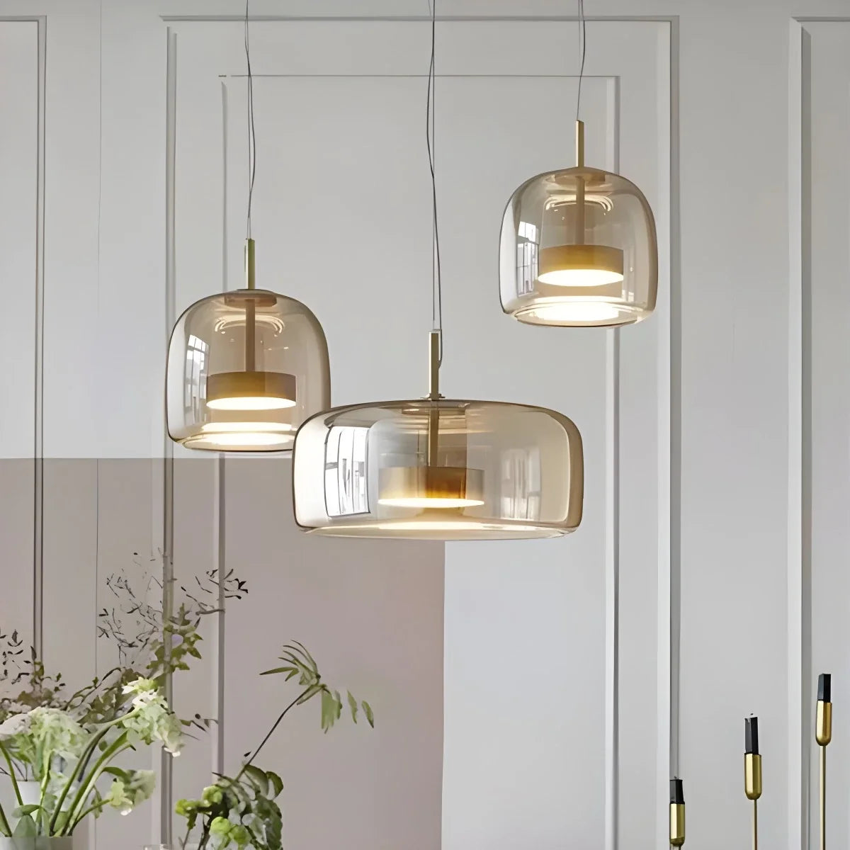 Nuvlight glass pendant lights