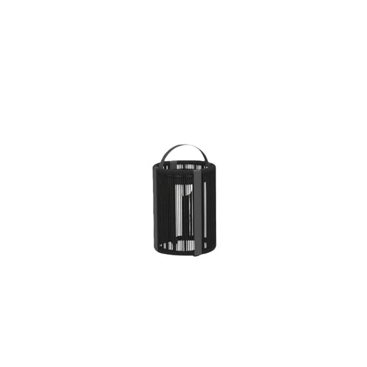 Nuvlight - Black Metal Cylindrical Design for Garden & Patio