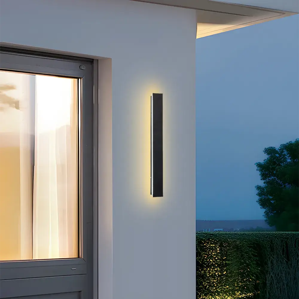 Arcato Minimalist Wall Lamp – Waterproof Linear for Outdoor