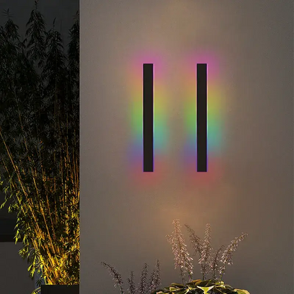 Arcato Minimalist Wall Lamp – Waterproof Linear for Outdoor（RGB）