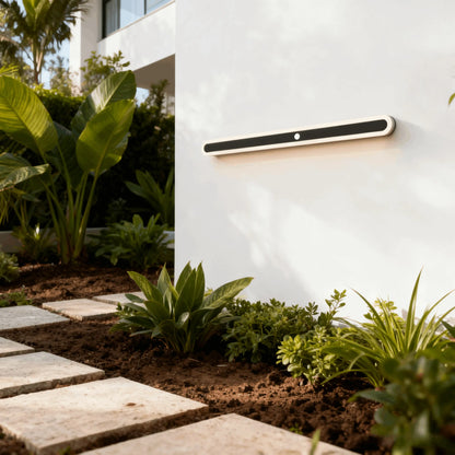 Nuvlight Modern Linear Outdoor Wall Lamp –  Sensor Light for Indoor/Outdoor