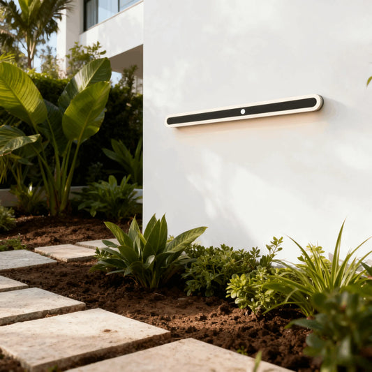 Nuvlight Modern Linear Outdoor Wall Lamp –  Sensor Light for Indoor/Outdoor