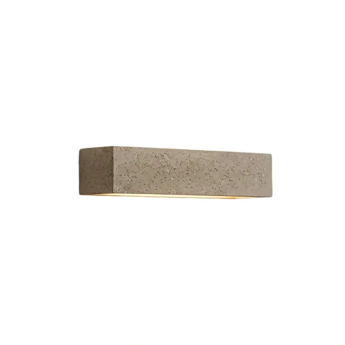 Nuvlight - Gray/White Cement Rectangular for Bedroom/Outdoor
