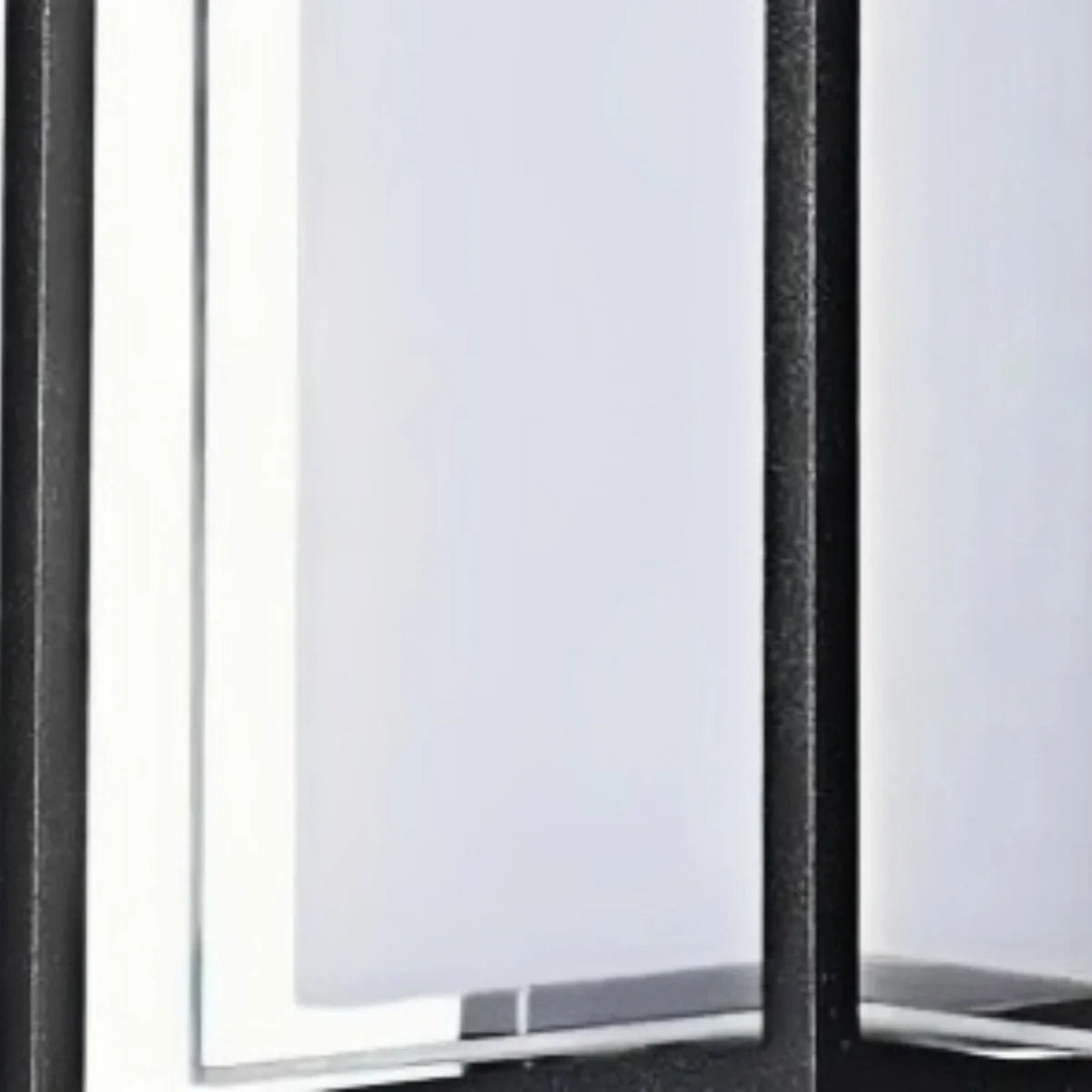 Arcato Geometric Matte Black Outdoor Wall Light – Modern LED Sconce for Patio & Entryway