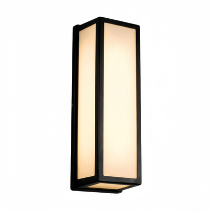 Nuvlight - Black Metal & Acrylic Rectangular Design for Garden