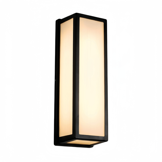 Nuvlight - Black Metal & Acrylic Rectangular Design for Garden