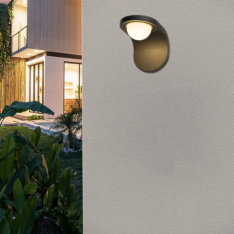 Nuvlight Black Metal Arc Design for Garden