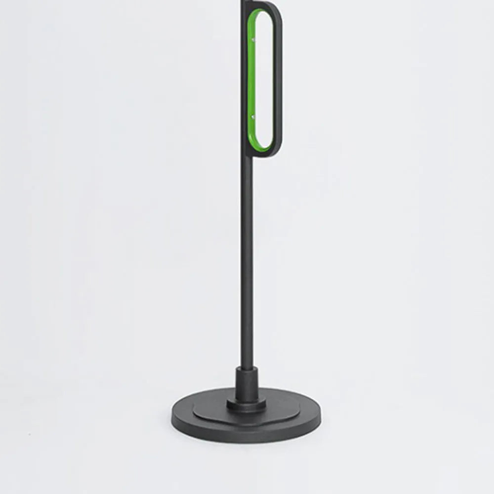 Irondale Modern Outdoor Floor Lamp - Black Metal & Acrylic Bowled Design for Courtyard