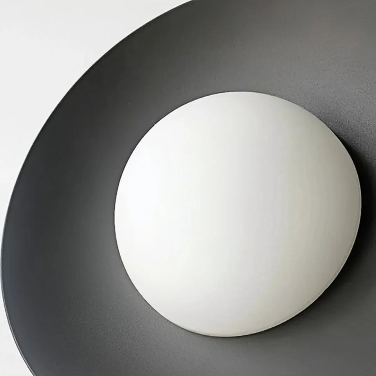 Irondale Modern Outdoor Pendant Light - Grey/White Metal Hooded Design for Courtyard