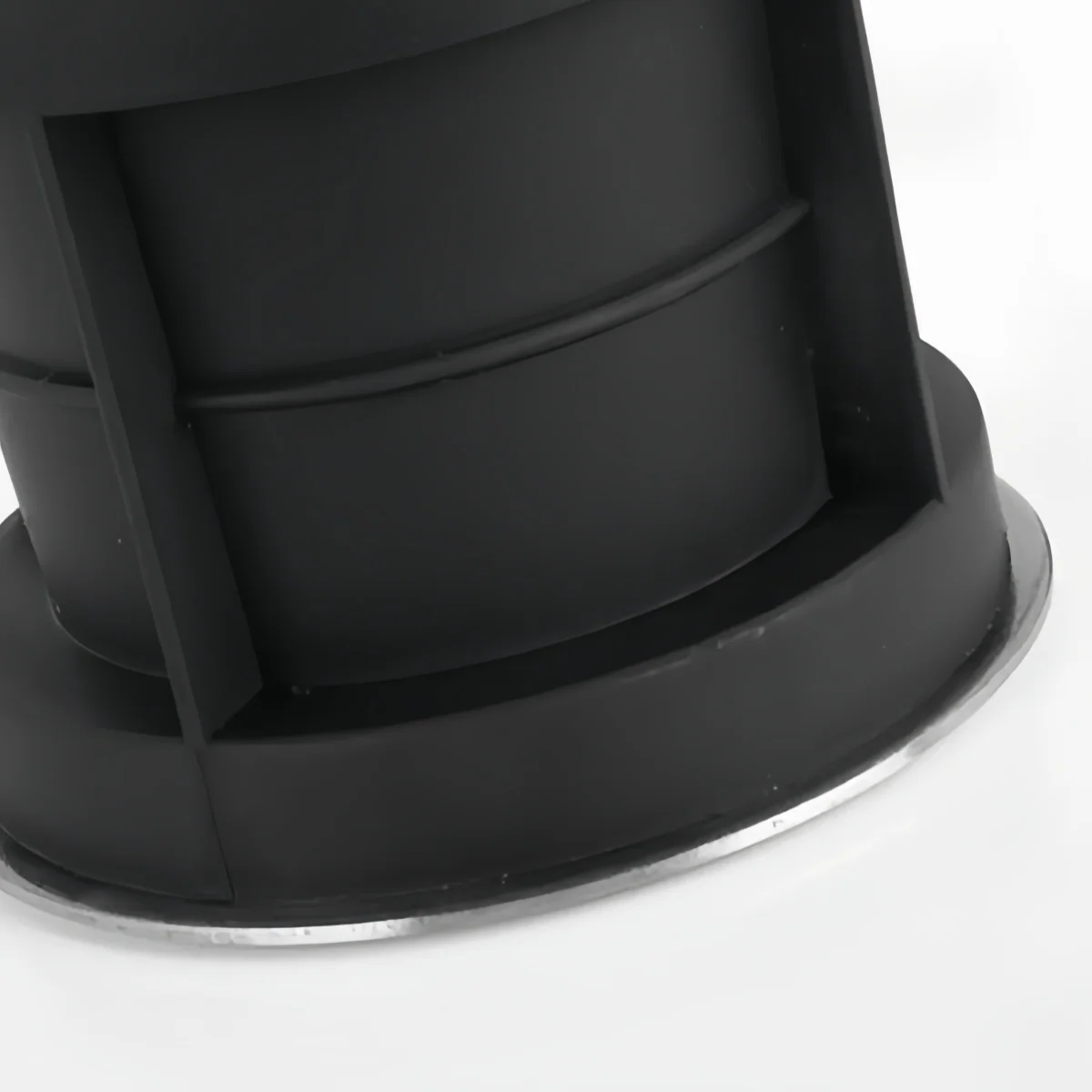 Irondale Minimalist Column Deck Step Light – Black Metal/Glass for Outdoor