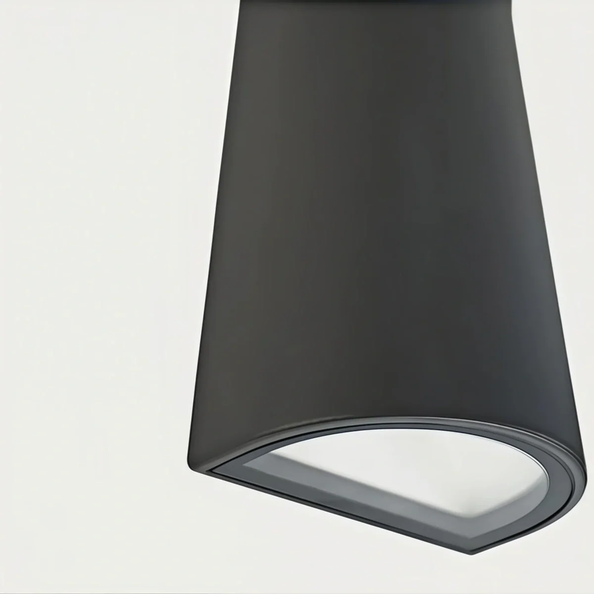 Irondale Modern Outdoor Wall Lamp - Black/White Metal Cylindrical Design for Garden