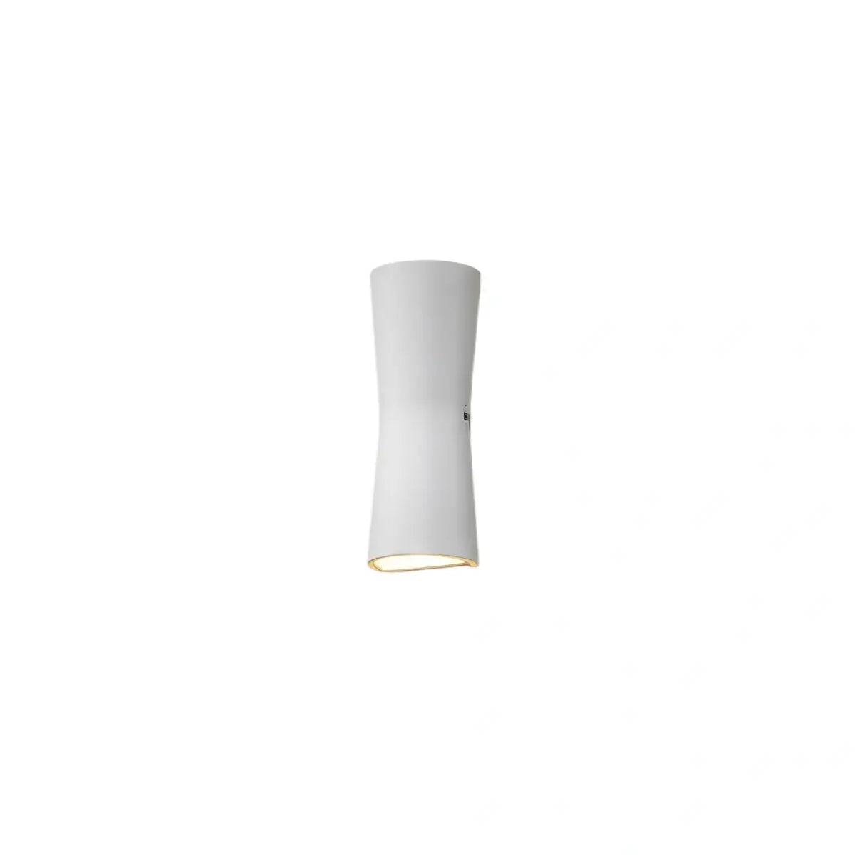 Irondale Modern Outdoor Wall Lamp - Black/White Metal Cylindrical Design for Garden