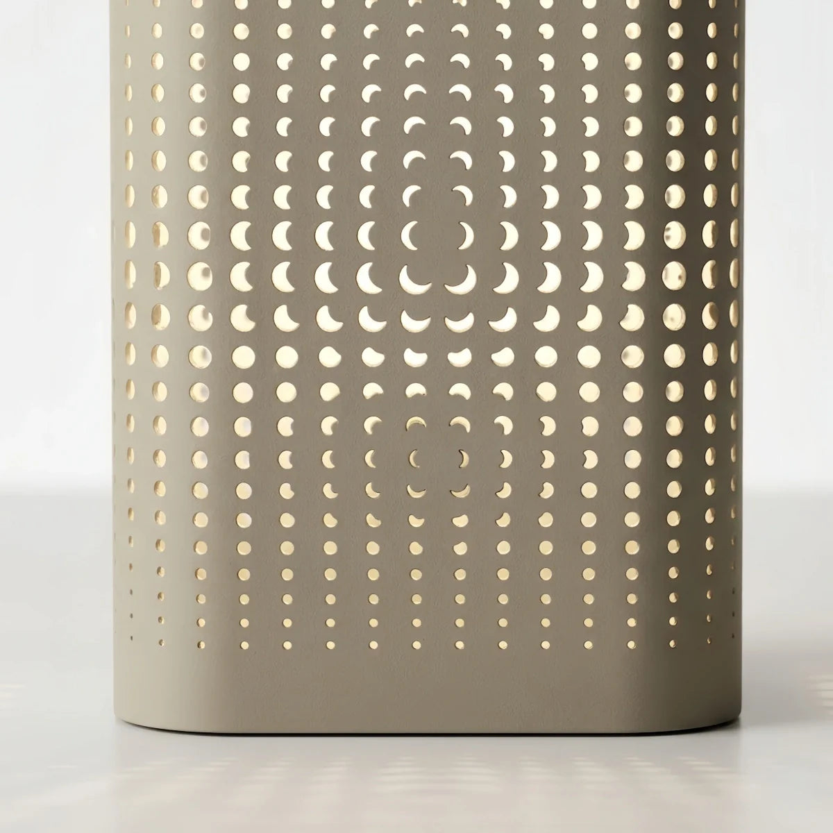 Arcato Modern Cylindrical Outdoor Floor Lamp - White Metal for Yard