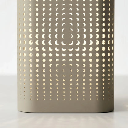 Arcato Modern Cylindrical Outdoor Floor Lamp - White Metal for Yard