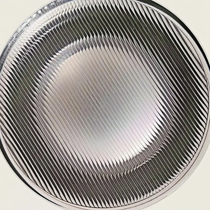 Embrace Modern Outdoor Wall Lamp - Clear Glass & Metal Round Design for Patio