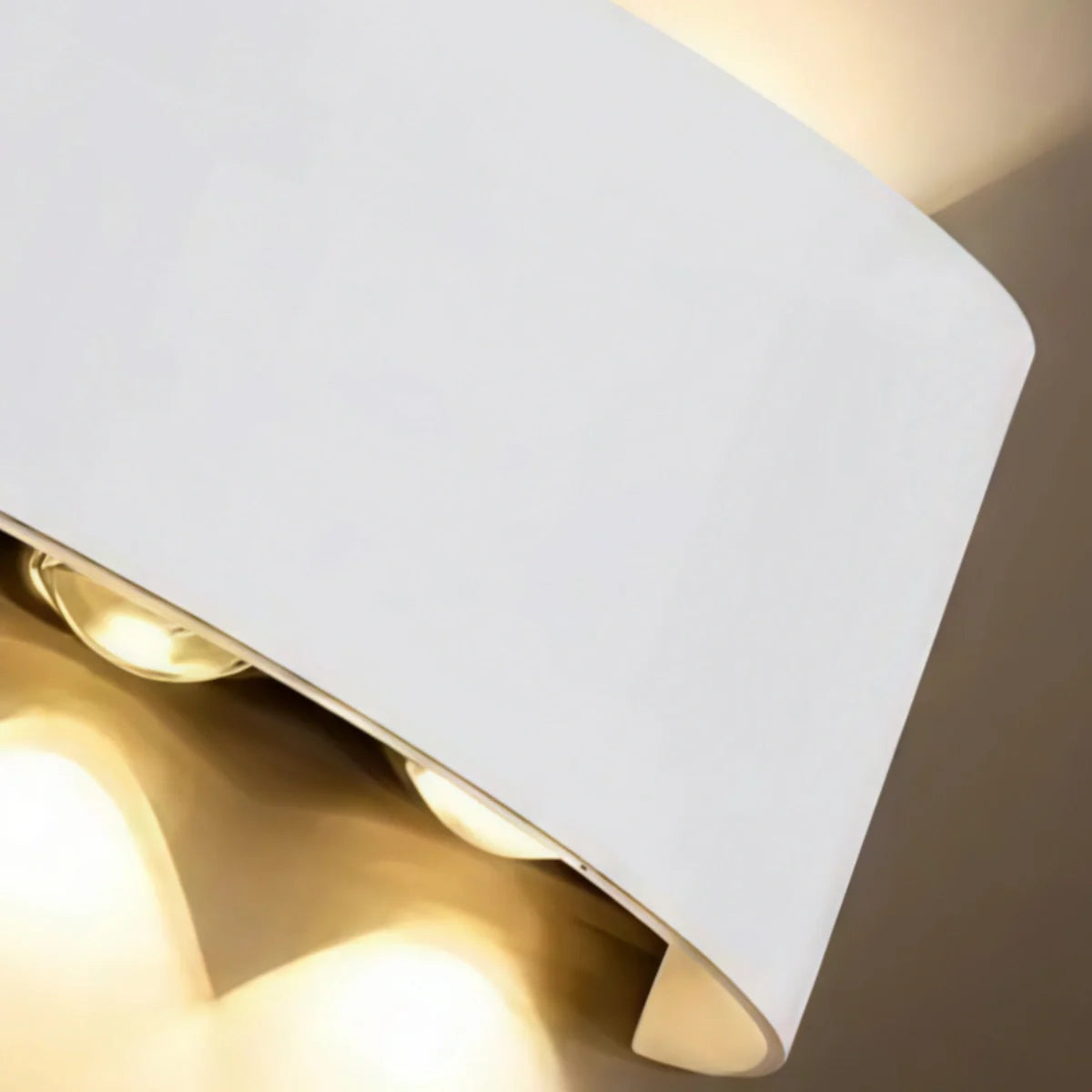 Arcato Modern Outdoor Wall Lamp - Black/White Metal Design for Corridor & Garden