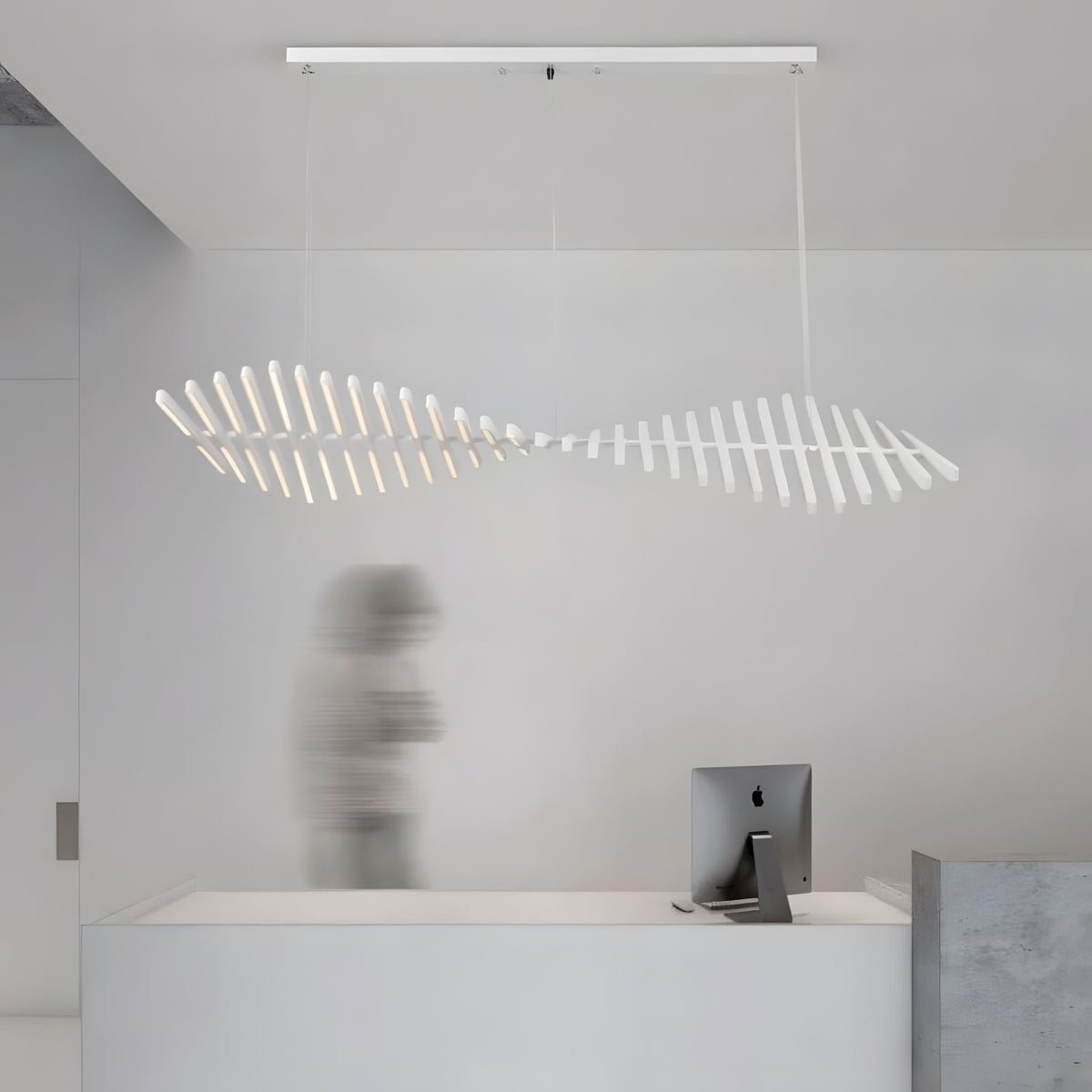 Sonata Linear LED Pendant Light | Modern Adjustable Chandelier