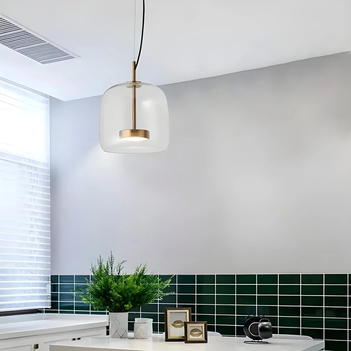 Nuvlightglass pendant lights for kitchen