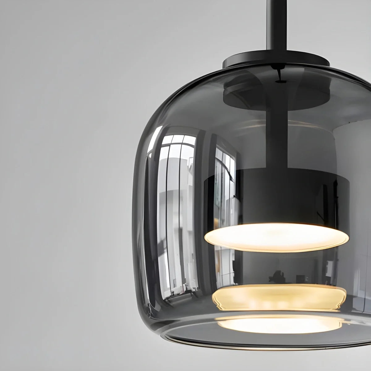 Nuvlightclear glass pendant lights for kitchen island