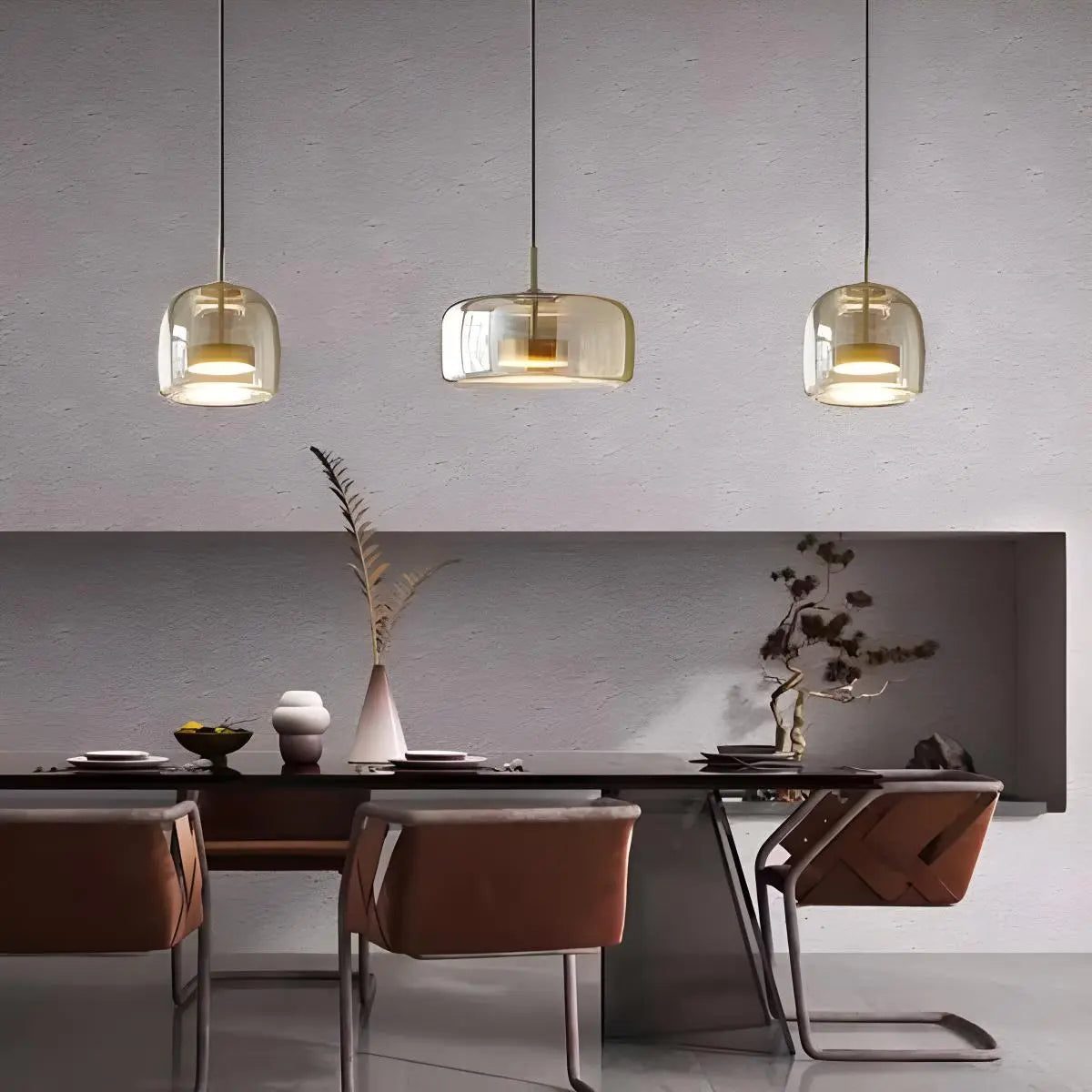 Nuvlightglass pendant light fixture