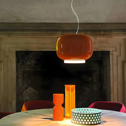 Tinted Glass Pendant Light for Kitchen Island
