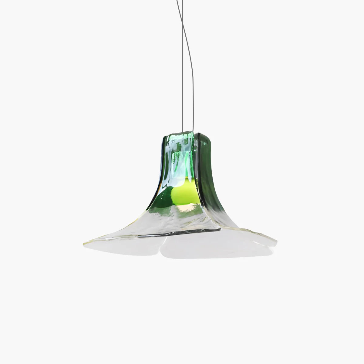 NuvlightMurano Gradient Petal Glass Pendant Light
