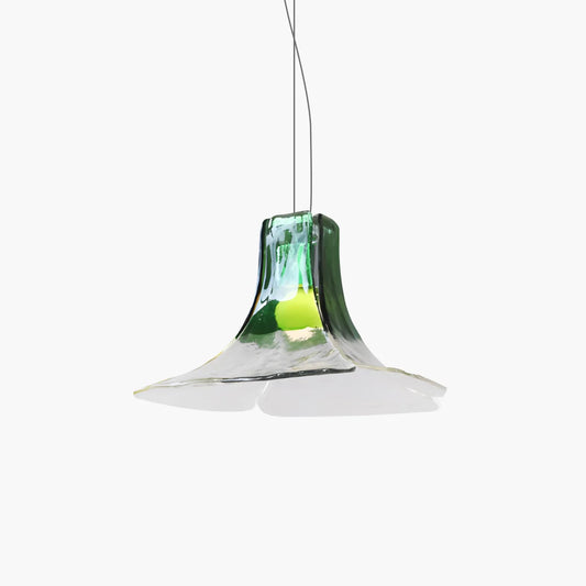 NuvlightMurano Gradient Petal Glass Pendant Light