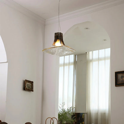Petal Glass Pendant Light for Dining Room