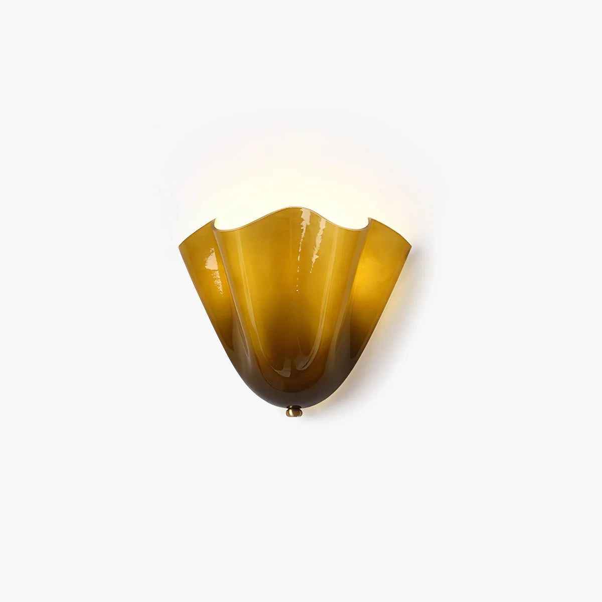 NuvlightVintage Flower Colored Glass Wall Lamp