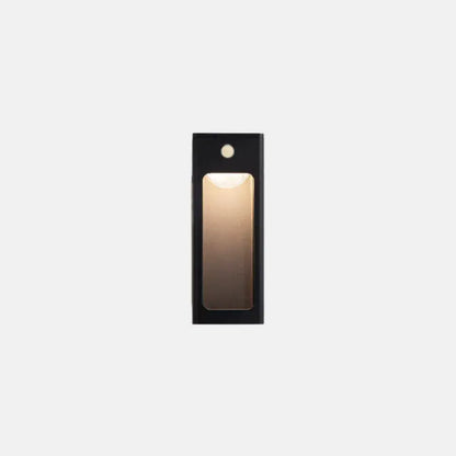 Irondale Modern Outdoor Wall Sconce – Metal Lantern with Sensor for Exterior Wall