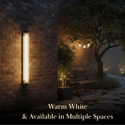 Irondale Modern Outdoor Wall Sconce – Waterproof Light for Terrace