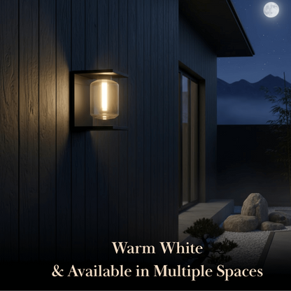 Irondale Industrial Solar LED Wall Sconce – Black Outdoor Light for Patio