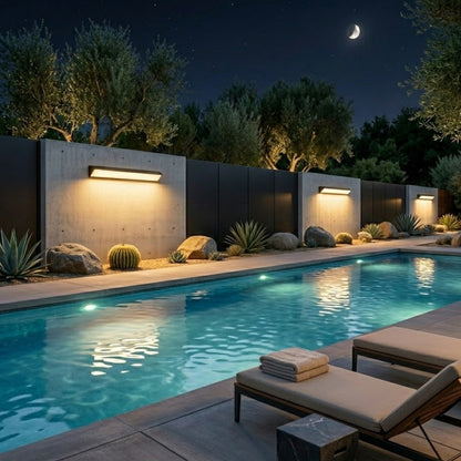 Nuvlight Minimalist Outdoor Wall Lamp - Light for Courtyard